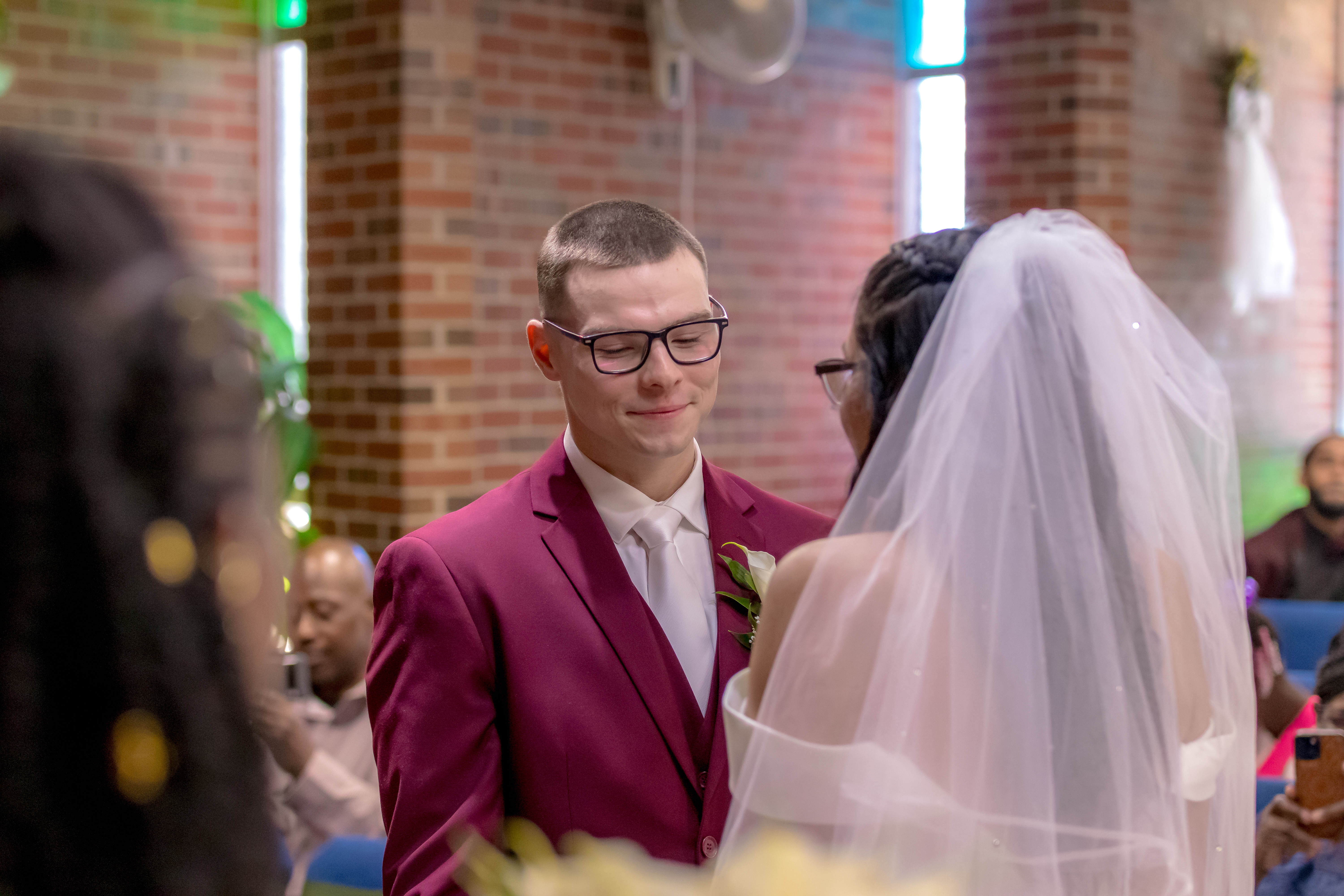 Stunning wedding photography couple standing together in Virginia by Jony Photos