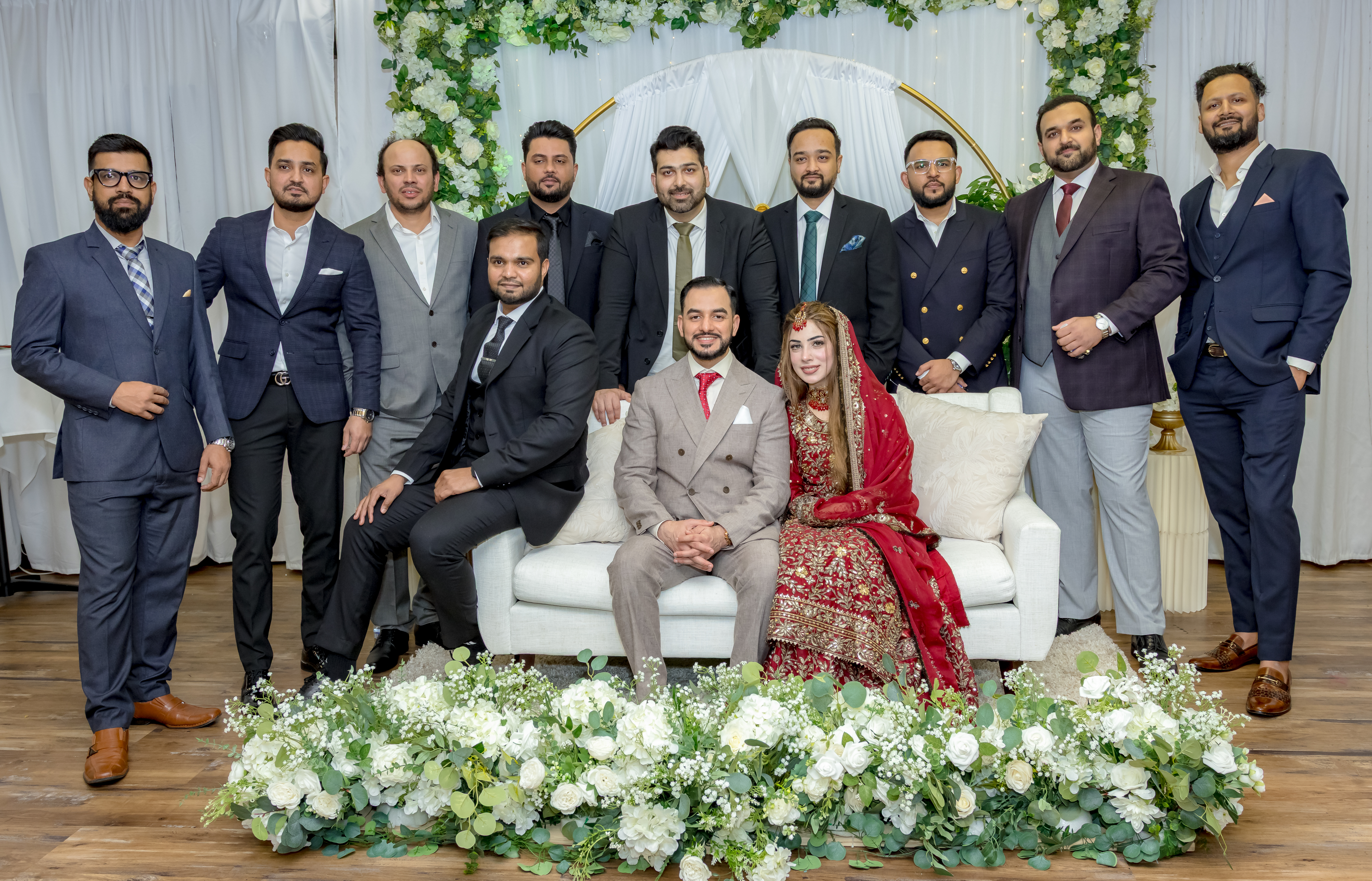 Candid wedding celebration moment in Virginia