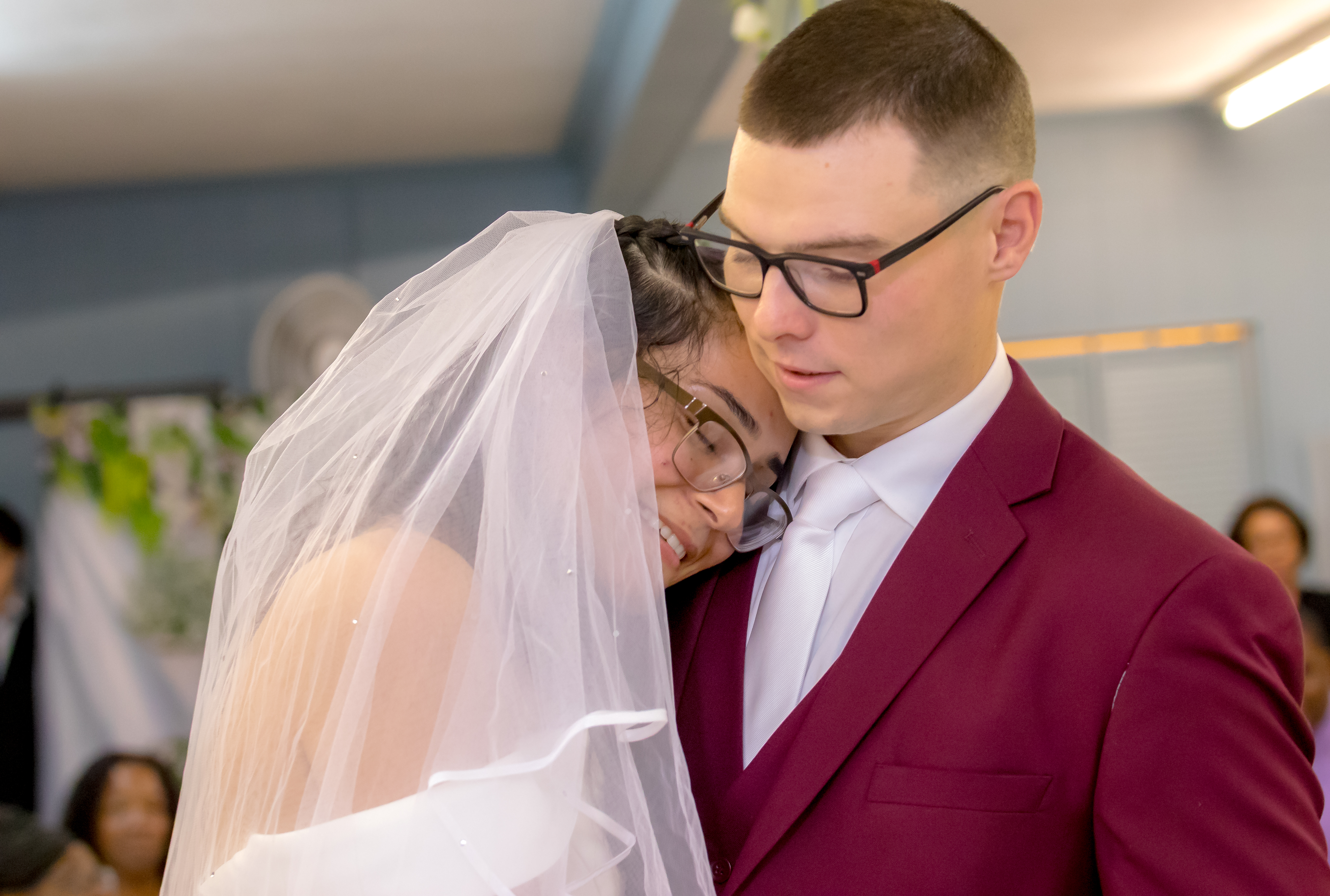 Couple holding hands during Virginia engagement shoot